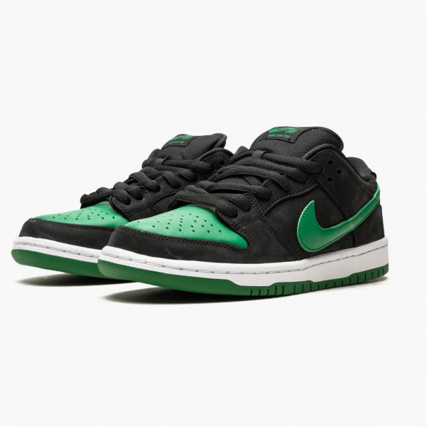 Rød  Nike SB Dunk Low Pro J Pack Svart Pine Grønn BQ6817 005 Dame/Herre Sneakers