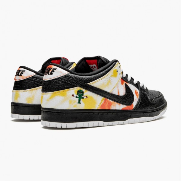 Brun  Nike SB Dunk Low Raygun Tie Dye Svart BQ6832 001 Dame/Herre Sneakers