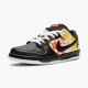 Brun  Nike SB Dunk Low Raygun Tie Dye Svart BQ6832 001 Dame/Herre Sneakers