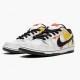 Rød  Nike SB Dunk Low Raygun Tie Dye Hvit BQ6832 101 Dame/Herre Sko