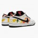 Rød  Nike SB Dunk Low Raygun Tie Dye Hvit BQ6832 101 Dame/Herre Sko