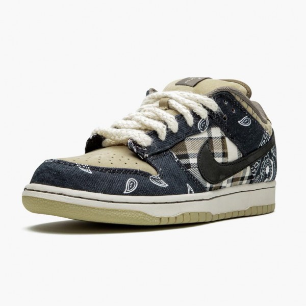 Brun  Nike SB Dunk Low Travis Scott CT5053 001 Dame/Herre Sko