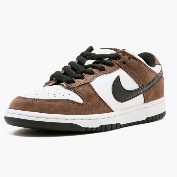 Rød  Nike SB Dunk Low Hvit Svart Trail End Brun 304292 102 Herre Sneakers