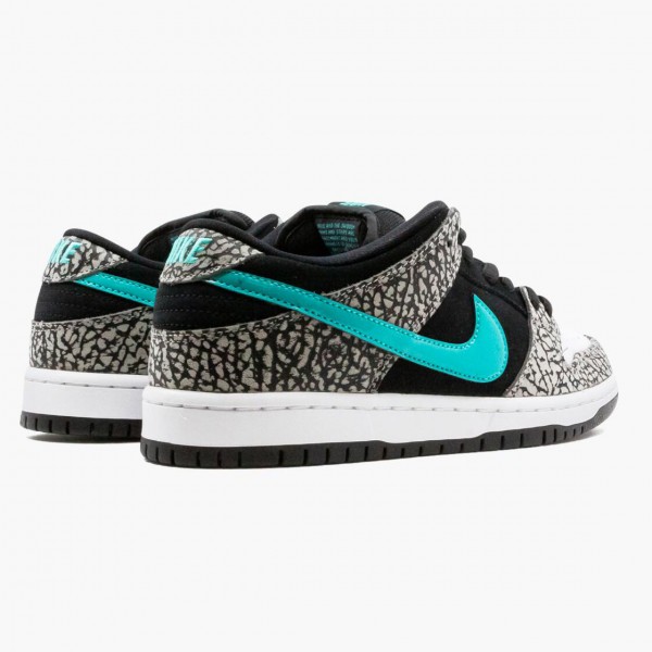 Svart  Nike SB Dunk Low atmos Elephant BQ6817 009 Dame/Herre Sneakers