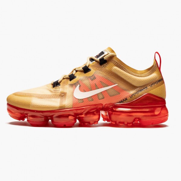 Nike Air VaporMax 2019 Club Gull Ember Glow AR6631 701 Herre 