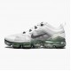 Rabatt  Nike Air VaporMax 2019 Premium Hvit Platine Tint Lime Blast AT6810 100 Dame/Herre Sneakers