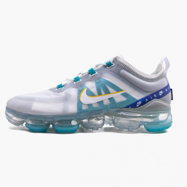 Nike Air VaporMax 2019 Hvit University Gull Wolf Grå CI1240 102 Dame/Herre 