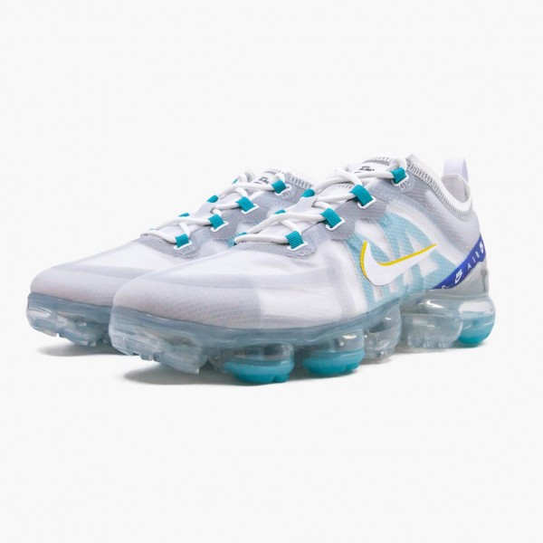 Ny  Nike Air VaporMax 2019 Hvit University Gull Wolf Grå CI1240 102 Dame/Herre Sko