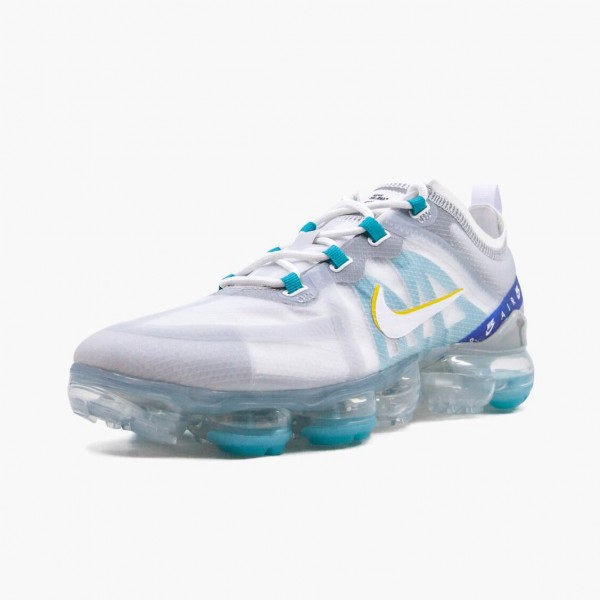 Ny  Nike Air VaporMax 2019 Hvit University Gull Wolf Grå CI1240 102 Dame/Herre Sko