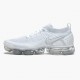 Ny  Nike Air VaporMax Flyknit 2 Hvit Vast Grå 942842 105 Dame/Herre Sko