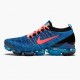 Rød  Nike Air VaporMax Flyknit 3 Blå Fury 900 401 Herre Sneakers