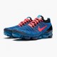 Rød  Nike Air VaporMax Flyknit 3 Blå Fury 900 401 Herre Sneakers