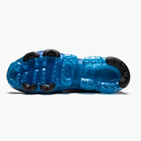 Rød  Nike Air VaporMax Flyknit 3 Blå Fury 900 401 Herre Sneakers