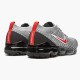 Rød  Nike Air VaporMax Flyknit 3 Particle Grå 900 012 Dame/Herre Sko