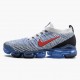 Het  Nike Air VaporMax Flyknit 3 Photo Blå Club Gull 900 106 Herre Sneakers