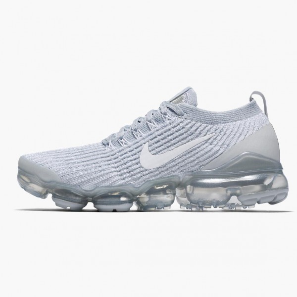 Nike Air VaporMax Flyknit 3 Pure Platine 910 100 Dame/Herre 