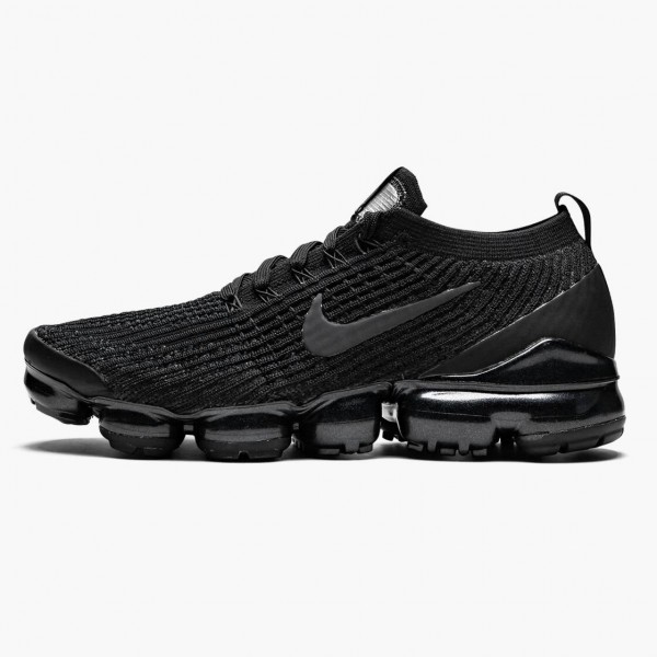 Nike Air VaporMax Flyknit 3 Triple Svart 910 002 Herre 