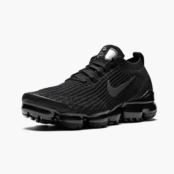 Brun  Nike Air VaporMax Flyknit 3 Triple Svart 910 002 Herre Sneakers