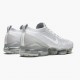 Brun  Nike Air VaporMax Flyknit 3 Hvit Pure Platine 900 102 Dame/Herre Sneakers