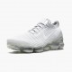 Brun  Nike Air VaporMax Flyknit 3 Hvit Pure Platine 900 102 Dame/Herre Sneakers