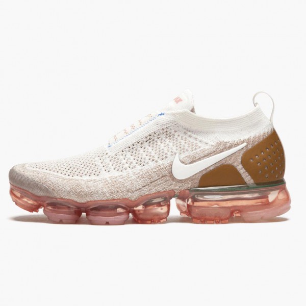 Nike Air VaporMax Moc 2 Sail Wheat AH7006 100 Dame/Herre 