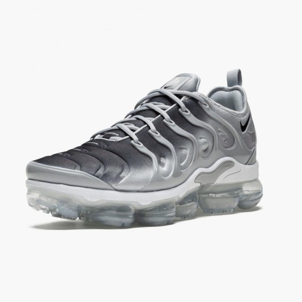 Ny  Nike Air VaporMax Plus Wolf Grå Svart 924453 007 Dame Sko