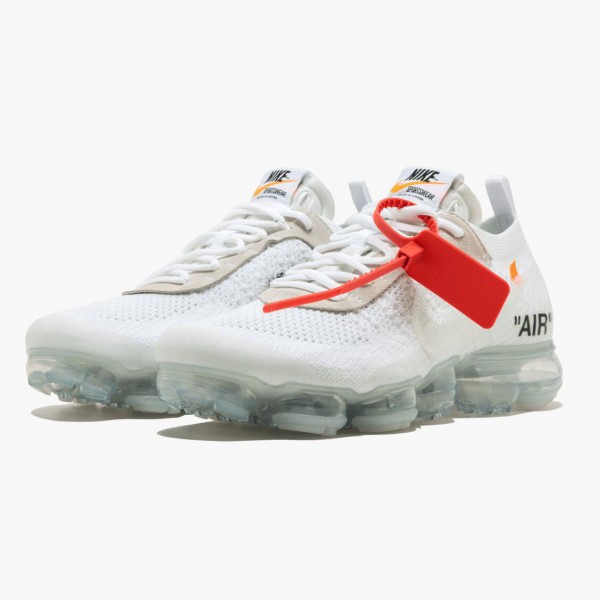 Hvit  Nike Air Vapormax Off Hvit 2018 AA3831 100 Dame/Herre Sneakers