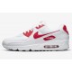 Ny  Nike Air Max 90 Hvit Rød dx8966-100 Sneakers