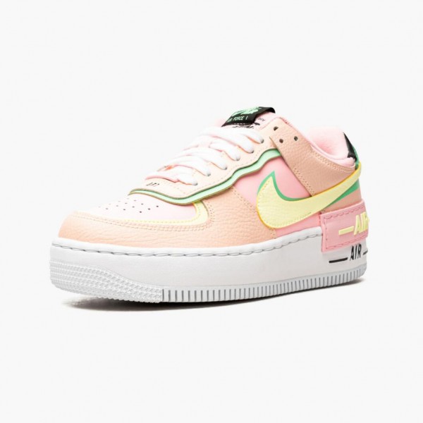 Rød  Dame Nike Air Force 1 Low Shadow Arctic Punch CU8591-601 Sko