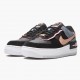 Het  Dame Nike Air Force 1 Low Shadow Svart Light Arctic Rosa Claystone Rød CU5315-001 Sneakers