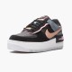 Het  Dame Nike Air Force 1 Low Shadow Svart Light Arctic Rosa Claystone Rød CU5315-001 Sneakers