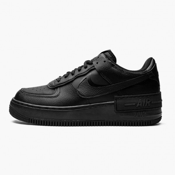 Dame Nike Air Force 1 Low Shadow "Triple Svart" CI0919-001