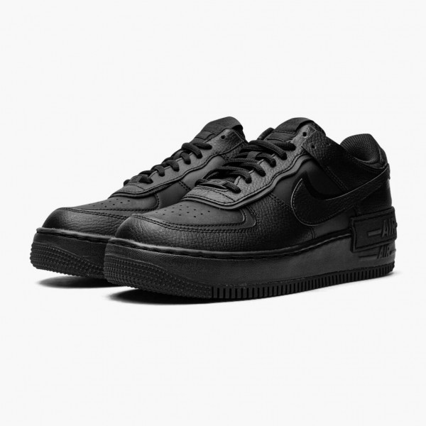 Dame Nike Air Force 1 Low Shadow "Triple Svart" CI0919-001