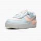 Brun  Dame Nike Air Force 1 Shadow Barely Grønn Crimson Tint CU8591 104 Sneakers