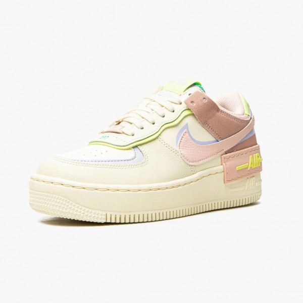 Rød  Dame Nike Air Force 1 Shadow Cashmere CI0919-700 Sneakers