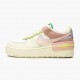 Rød  Dame Nike Air Force 1 Shadow Cashmere CI0919-700 Sneakers