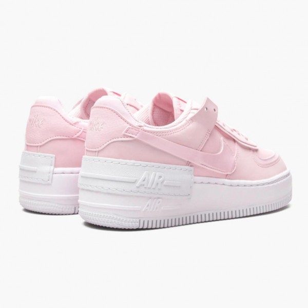 Rød  Dame Nike Air Force 1 Shadow Rosa Foam CV3020-600 Sko