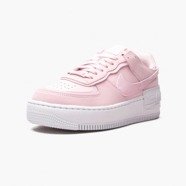 Rød  Dame Nike Air Force 1 Shadow Rosa Foam CV3020-600 Sko