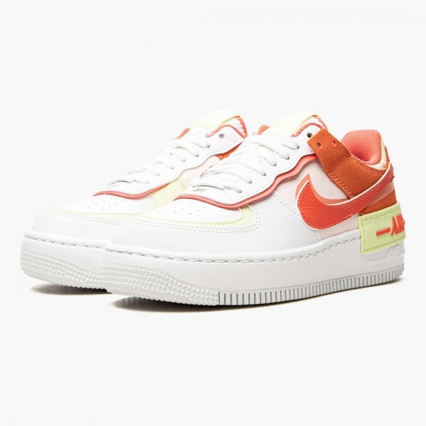 Dame Nike Air Force 1 Shadow Hvit Magic Ember CI0919-110