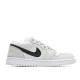 Hvit  Jordan 1 Low Barely Grønn CZ0776-300 Dame/Herre Sko