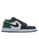 Brun  Jordan 1 Low Grønn Toe 553558-371 Dame/Herre Sko