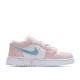 Rabatt  Jordan 1 Low Hvit Rosa 553560-130 Dame Sko