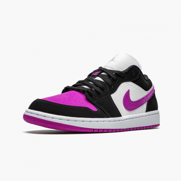 Butikk  Jordan 1 Retro Low Black Cactus Flower Dame/Herre DC0774 005 Svart/Hvit-Starfish Sneakers