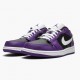 Brun  Jordan 1 Retro Low Court Purple Dame/Herre 553558 501 Court Purple/Hvit-Svart Sneakers