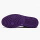 Brun  Jordan 1 Retro Low Court Purple Dame/Herre 553558 501 Court Purple/Hvit-Svart Sneakers