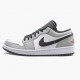 Ny  Jordan 1 Retro Low Light Smoke Grey Dame/Herre 553558 030 Lt Smoke Grå/Gym Rød-Hvit Sko