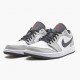 Ny  Jordan 1 Retro Low Light Smoke Grey Dame/Herre 553558 030 Lt Smoke Grå/Gym Rød-Hvit Sko