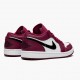 Svart  Jordan 1 Retro Low Noble Red Dame/Herre 553558 604 Noble Rød/Svart-Hvit Sko