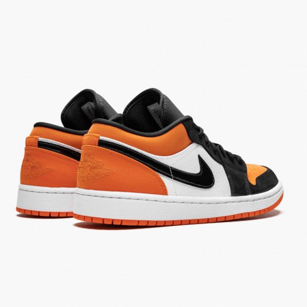 Rabatt  Jordan 1 Retro Low Shattered Backboard Dame/Herre 553558 128 Svart/Hvit-Starfish Sneakers