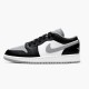 Ny  Jordan 1 Retro Low Smoke Grey Dame/Herre 553558 039 Svart/Svart-Lt Smoke Grå Sneakers